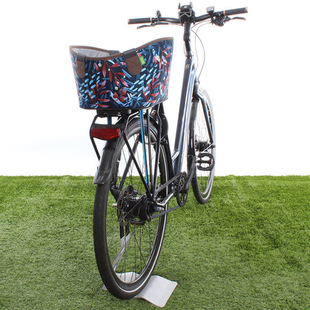 Fietsmand Agnetha 15L Midnight Flowers