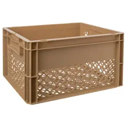 FastRider Fietskrat Medium 25L Naturel