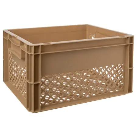 FastRider Fietskrat Medium 25L Naturel