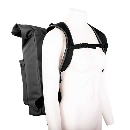 Urban Proof Enkele fietstas en rugtas Rolltop Backpack Recycled 20L Zwart