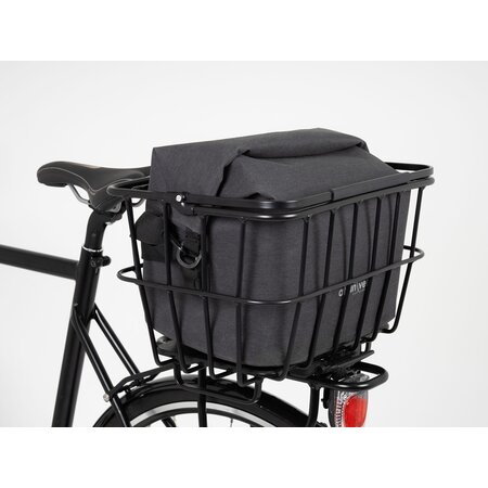 AtranVelo Mandtas Travel Grijs/Zwart - Voor fietsmand Epic