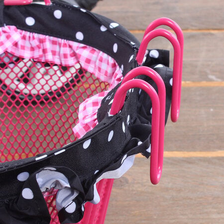 Basil Kinderfietsmand Jasmin Baboushka Roze