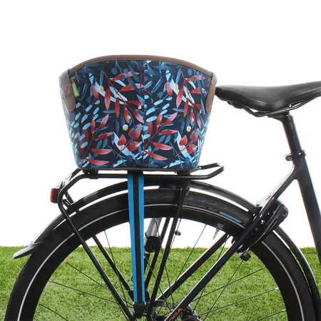 Fietsmand Agnetha 2.0 15L Midnight Flowers
