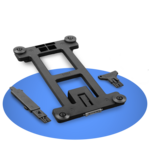 Diverse systemen voor bevestigen van fietskrat, fietstas en fietsmand op fiets of e-bike