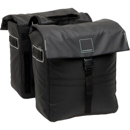 New Looxs Dubbele fietstas Leeds Double 38L Black