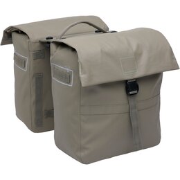 New Looxs Dubbele fietstas Leeds Double MIK 2.0 38L Taupe