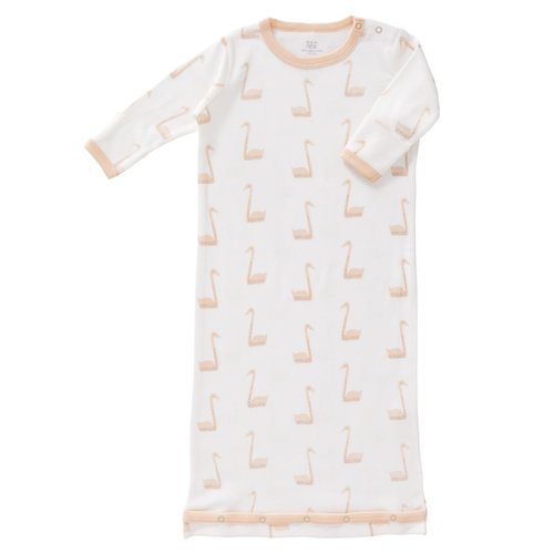 Fresk Fresk slaapzak Swan Pale Peach lange mouw Fresk Fresk slaapzak Swan Pale Peach lange mouw