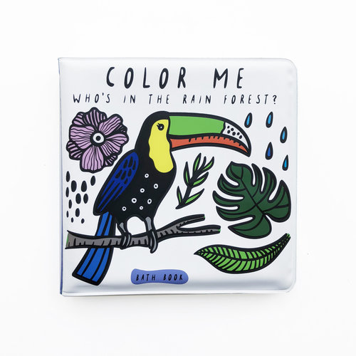 Wee Gallery Bath Book Color me Rainforest Wee Gallery Wee Gallery Bath Book Color me Rainforest Wee Gallery