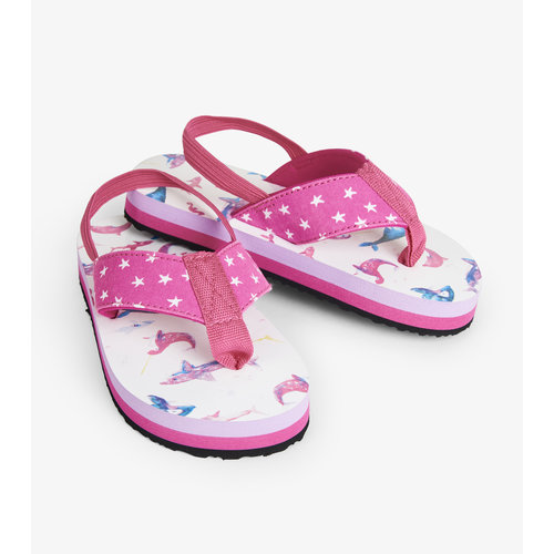 Hatley Flip Flops Water colour Sea Friends Hatley Flip Flops Water colour Sea Friends