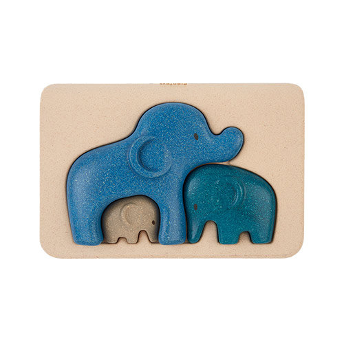 Plan Toys Houten relief puzzel Olifant van duurzaam hout Plan Toys Houten relief puzzel Olifant van duurzaam hout
