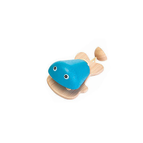Plan Toys Castagnette Fisch Blauw van duurzaam hout Plan Toys Castagnette Fisch Blauw van duurzaam hout