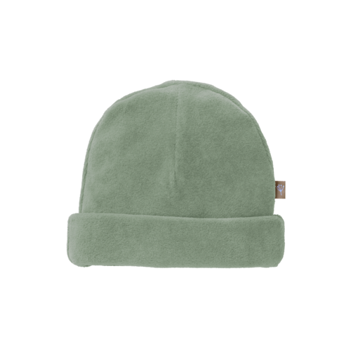 Fresk Babymutsje Velours met biologisch katoen Uni Forest Green Fresk Babymutsje Velours met biologisch katoen Uni Forest Green