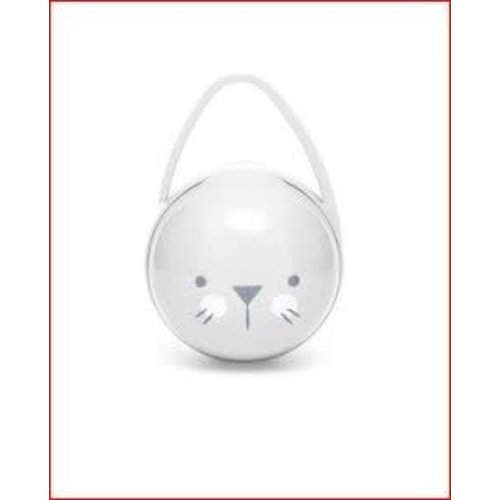 Suavinex Speenhouder/ Opbergdoosje speen duo Grijs Hygge Suavinex Speenhouder/ Opbergdoosje speen duo Grijs Hygge