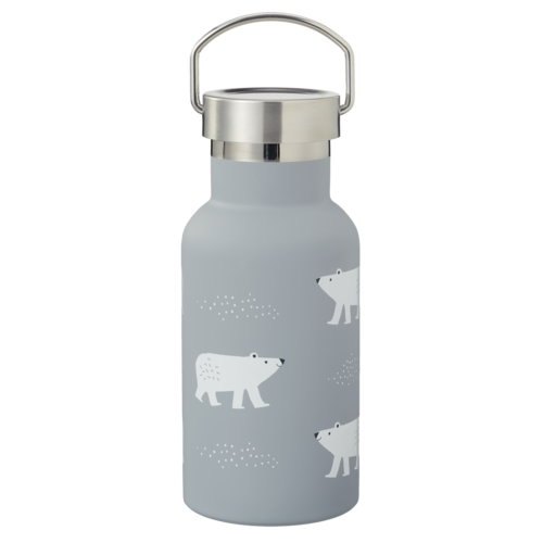 Fresk Fresk Nordic Dubbelwandig RVS Thermosfles Polar Bear 350 ml Fresk Fresk Nordic Dubbelwandig RVS Thermosfles Polar Bear 350 ml
