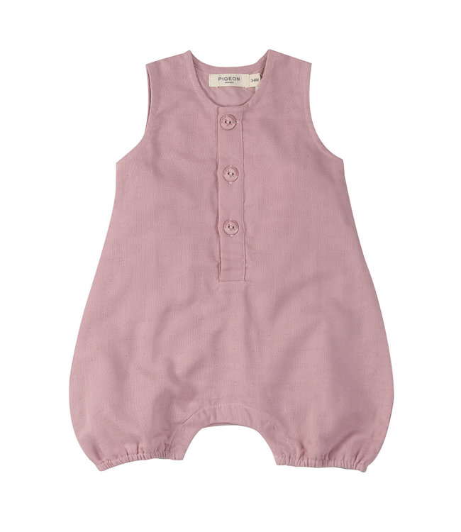 Pigeon Zomer onesie GOTS hydrofielstof Pink