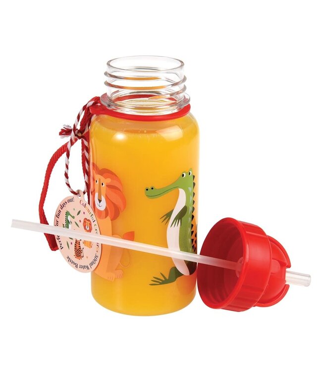 Drinkfles met rietje 500ml Colourful Creatures