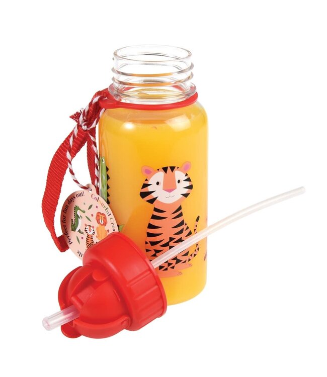 Drinkfles met rietje 500ml Colourful Creatures