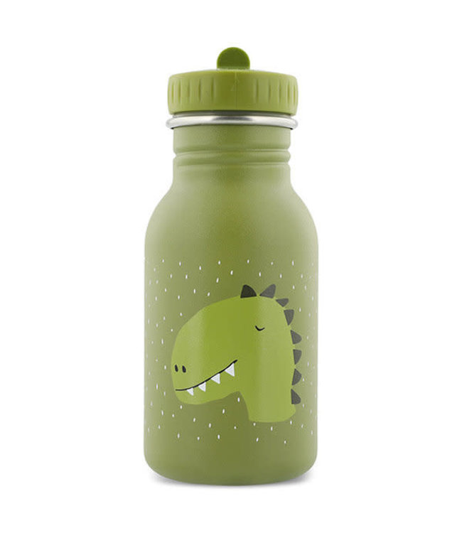 Trixie RVS Drinkfles met rietjes dop 350 ml Mr Dino