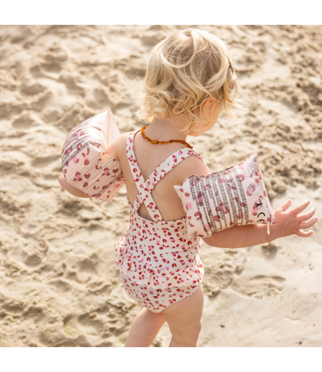 Swim Essentials Badpak Old Pink Panterprint