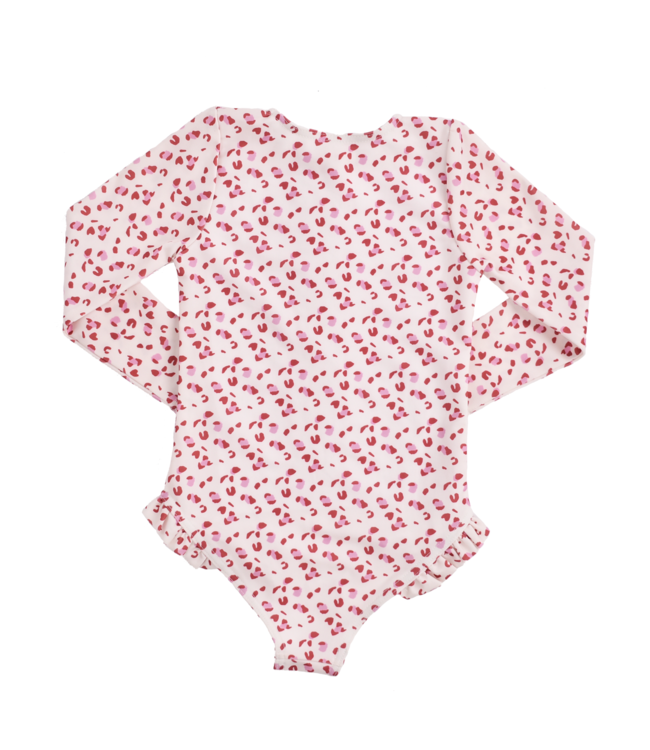 Swim Essentials Rashguard Meisjes Old Pink Panterprint