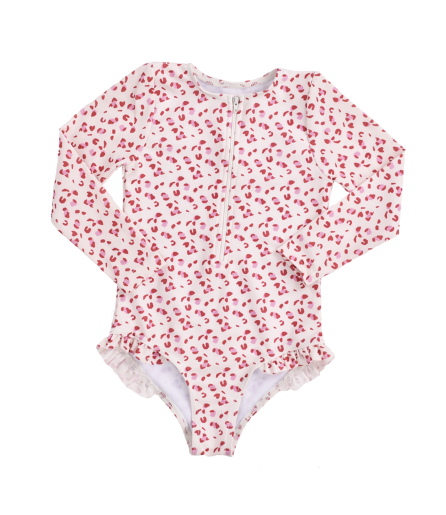 Swim Essentials Rashguard Meisjes Old Pink Panterprint