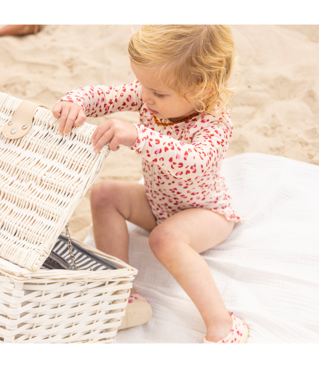 Swim Essentials Rashguard Meisjes Old Pink Panterprint