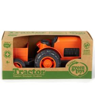 Green Toys Tractor Orange - Tractor Oranje van gerecycled plastic