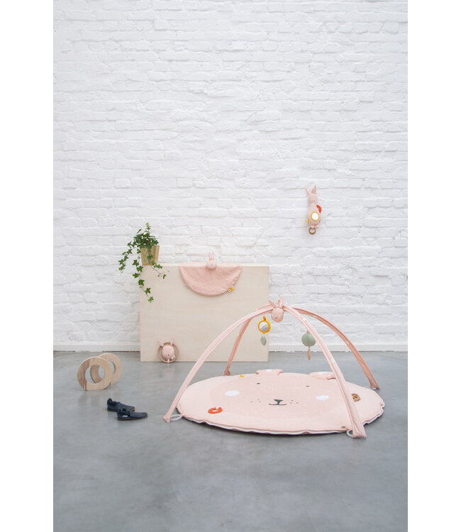 Trixie Babygym Mrs Rabbit speelboog & speelkleed met activiteitenspeeltjes