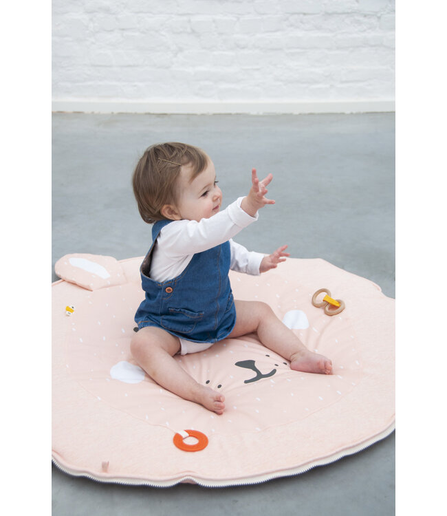 Trixie Babygym Mrs Rabbit speelboog & speelkleed met activiteitenspeeltjes