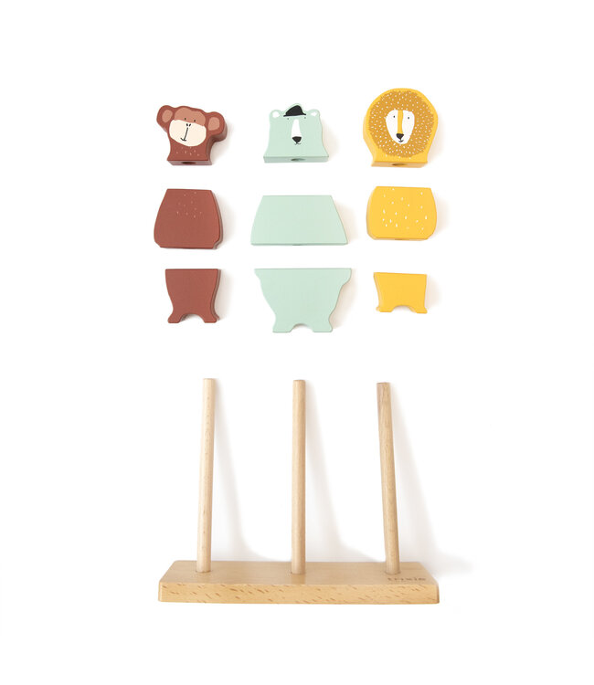Trixie Houten dieren puzzel stapelaar  (Duurzaam FSC Hout)