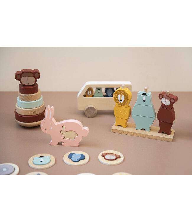 Trixie Houten dieren puzzel stapelaar  (Duurzaam FSC Hout)