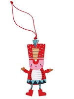 Kerst hanger hout Soldaat Notenkraker