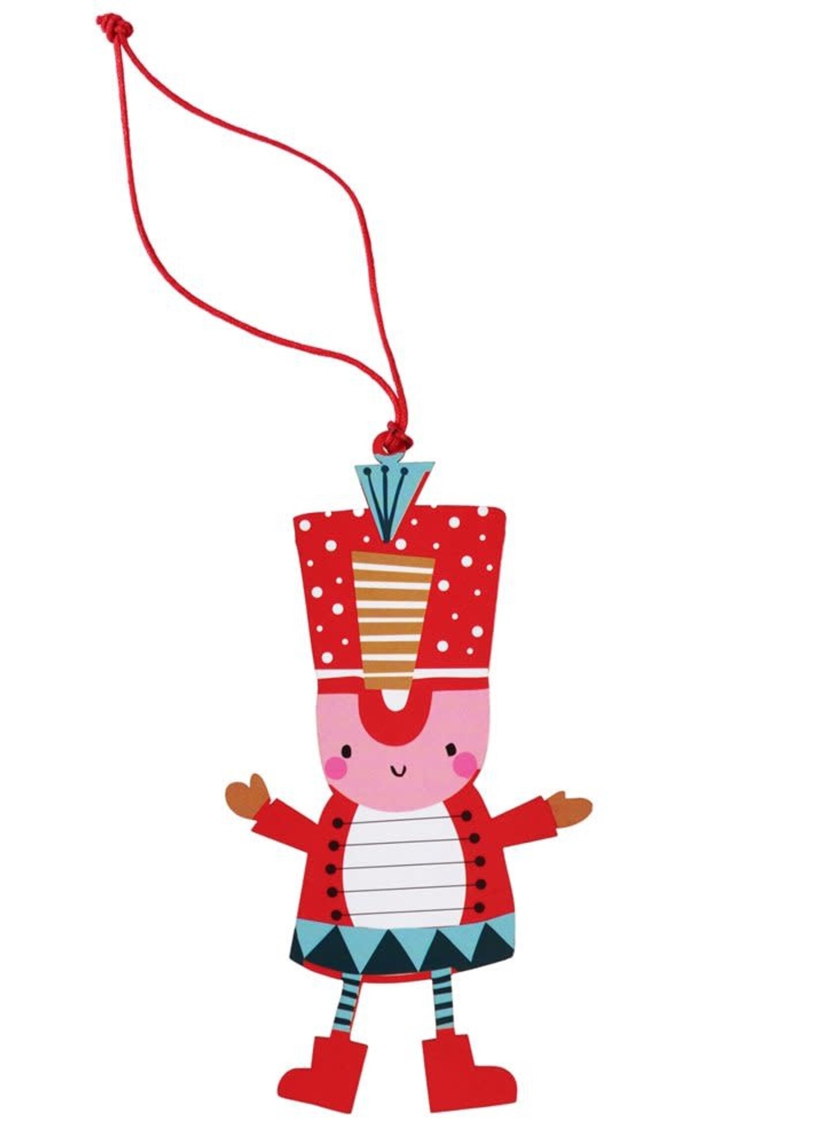 Kerst hanger hout Soldaat Notenkraker