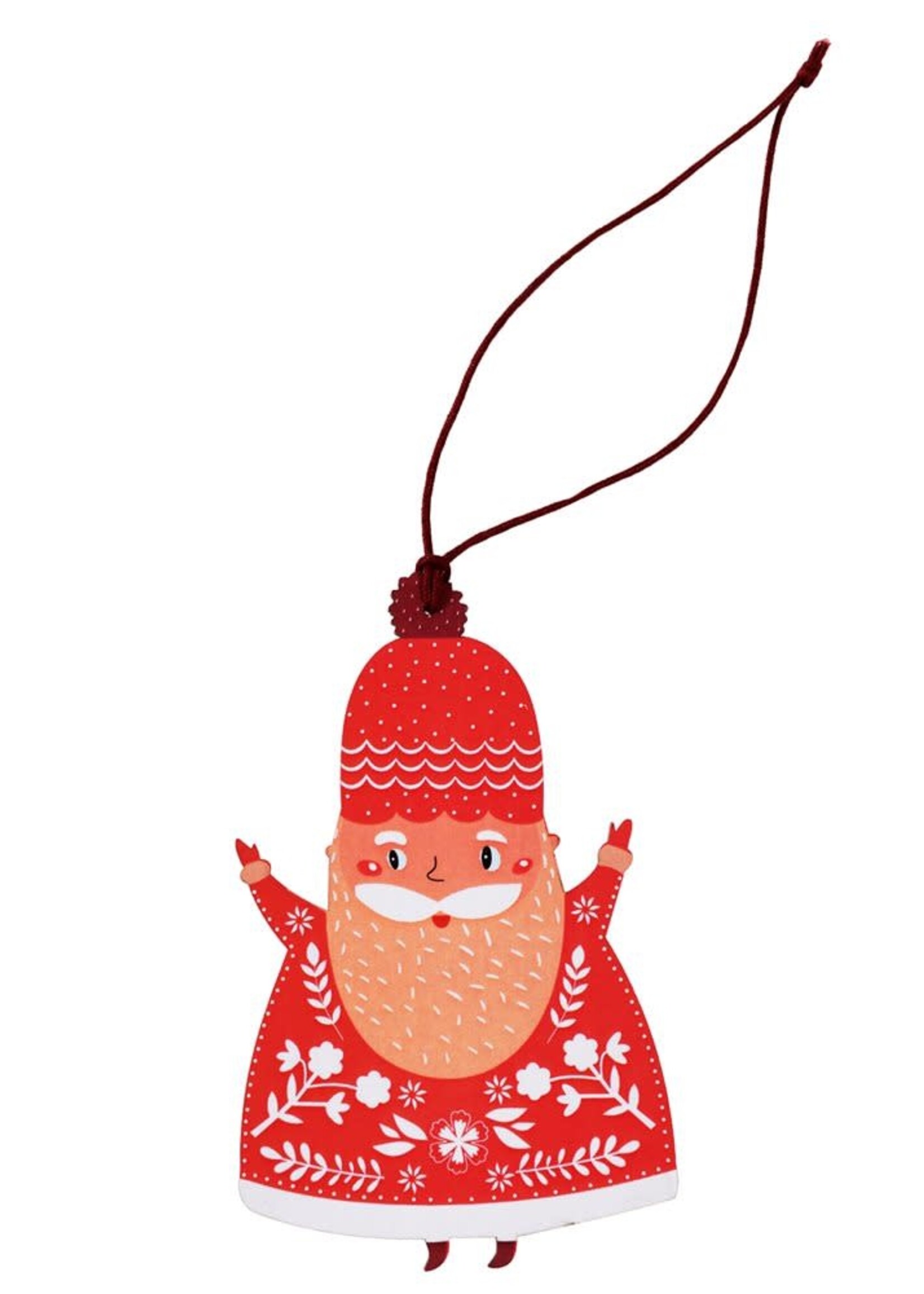 Kerst hanger hout Santa