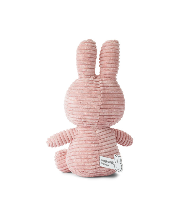 Nijntje Nijntje knuffel ECO Corduroy Pink - 23 cm