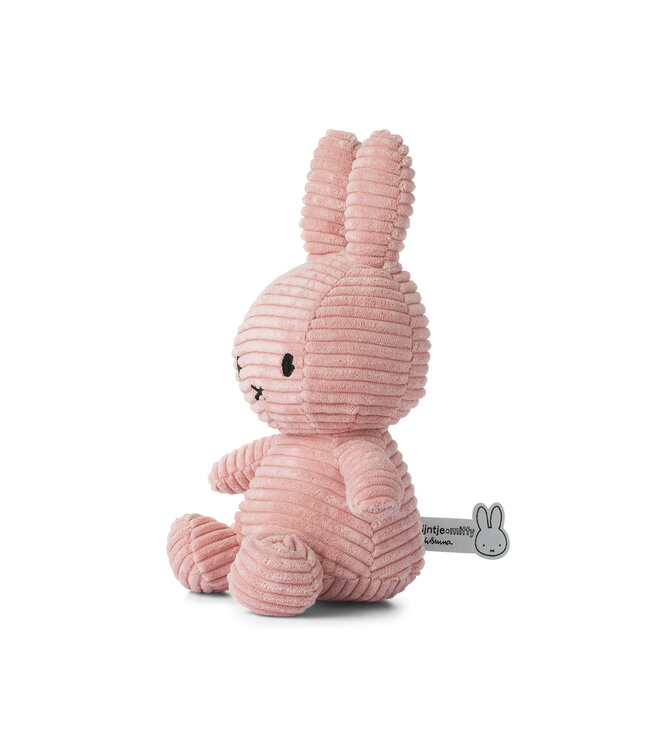 Nijntje Nijntje knuffel ECO Corduroy Pink - 23 cm