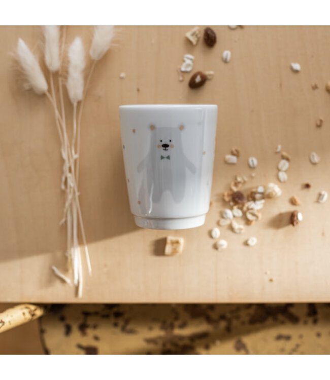 Ava & Yves Kopje van Porselein Polar Bear