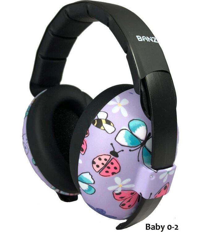 Banz Baby Gehoorbescherming 3m -3 jaar - Butterfly