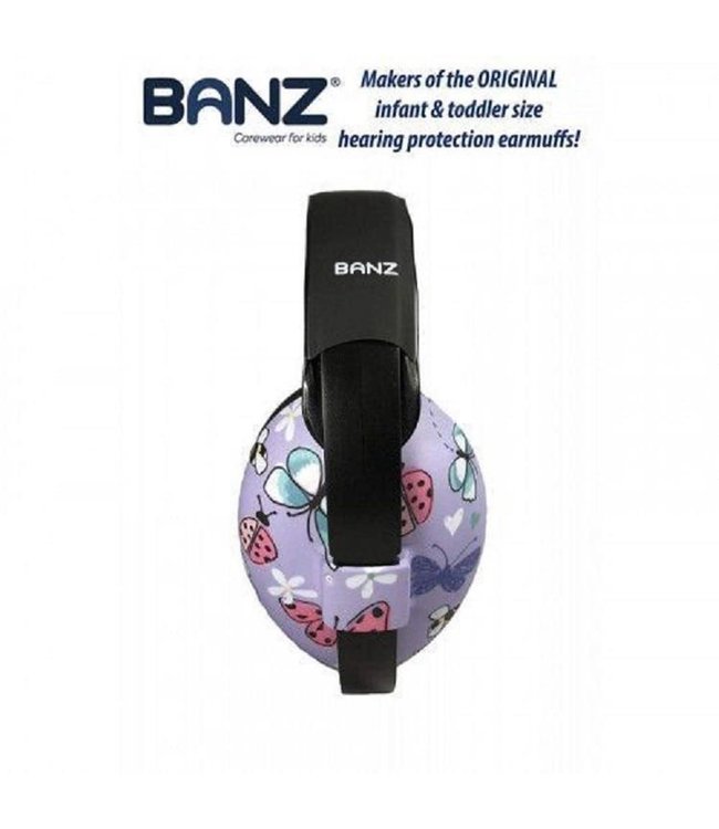 Banz Baby Gehoorbescherming 3m -3 jaar - Butterfly