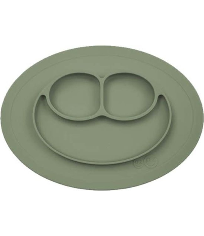 EZPZ Mini mat Placemat & plate in one Olive