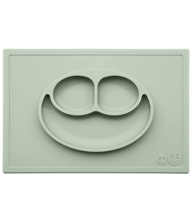 EZPZ Happy mat Placemat & plate in one Sage/ Groen