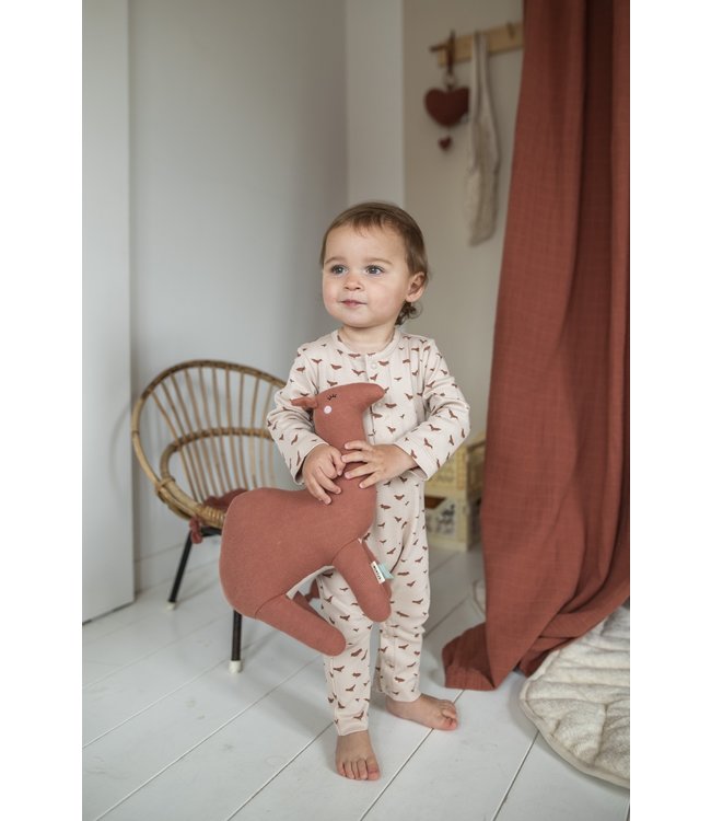 Trixie Onesie - Jumpsuit Babbling Birds lange mouwen