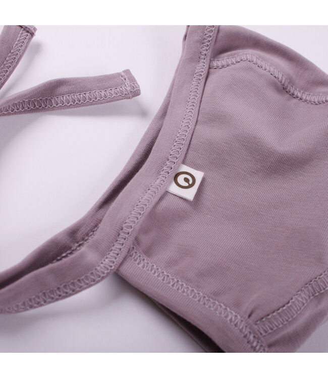 Muesli Mini me Baby strikmutsje GOTS katoen Quail - Prematuur 44