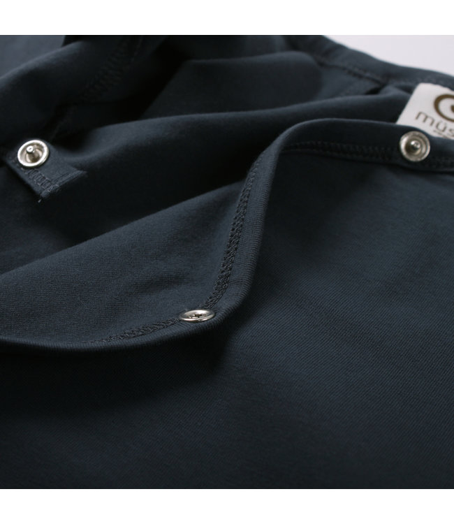 Muesli Mini me overslagvestje GOTS katoen Midnight - Prematuur 44