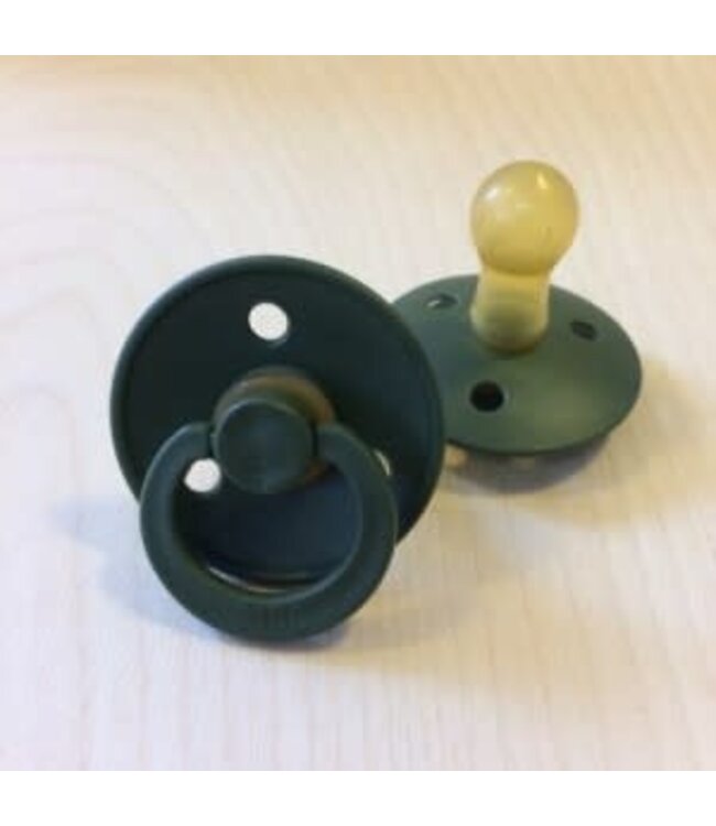 Bibs Speen  Kersvorm - set van twee - maat 1 (0-6 maanden) Sage/ Hunter green