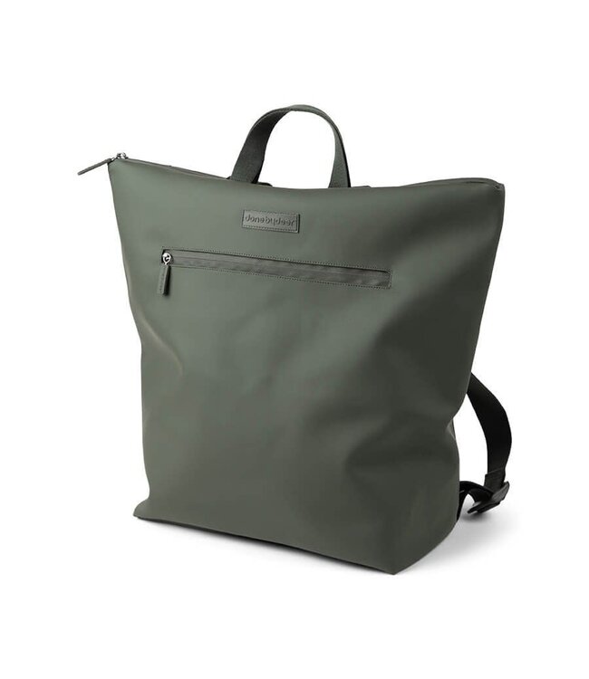 Done by Deer Changing Backpack - Luiertas rugzak Dark Green van gerecyclede PET-flessen