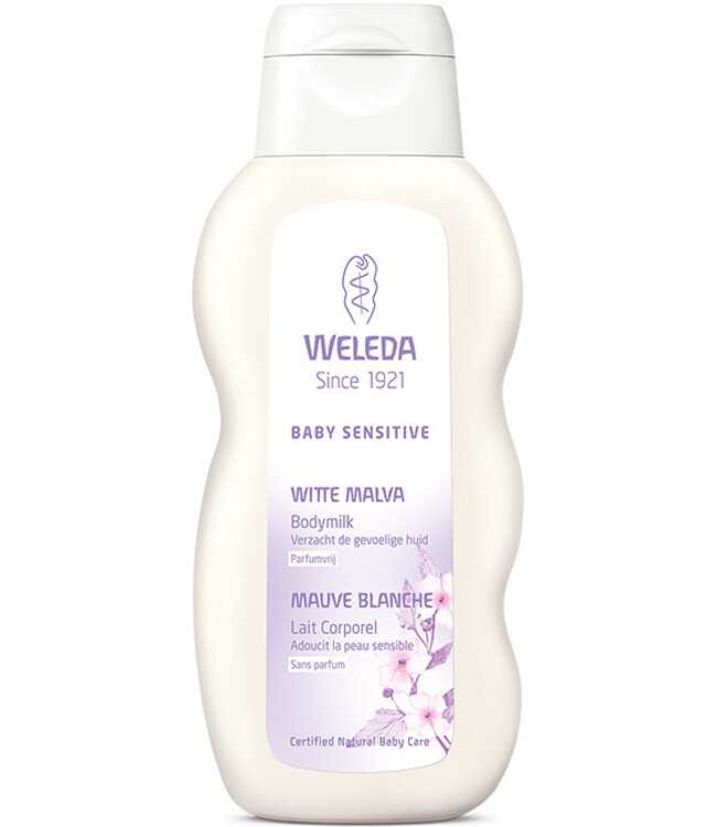 Baby sensitive Witte Malva Bodymilk - Parfumvrij 200 ml