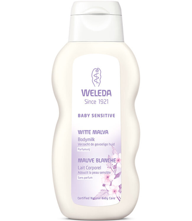 Weleda Baby sensitive Witte Malva Bodymilk - Parfumvrij 200 ml