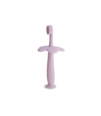 Mushie Tandenborstel - Training Toothbrush Flower Soft Lilac