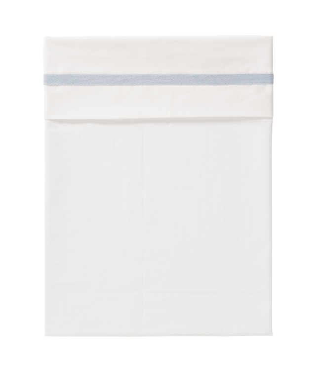 Fresk Fresk wieglaken Herringbone Blue Fog 75 x 90 cm